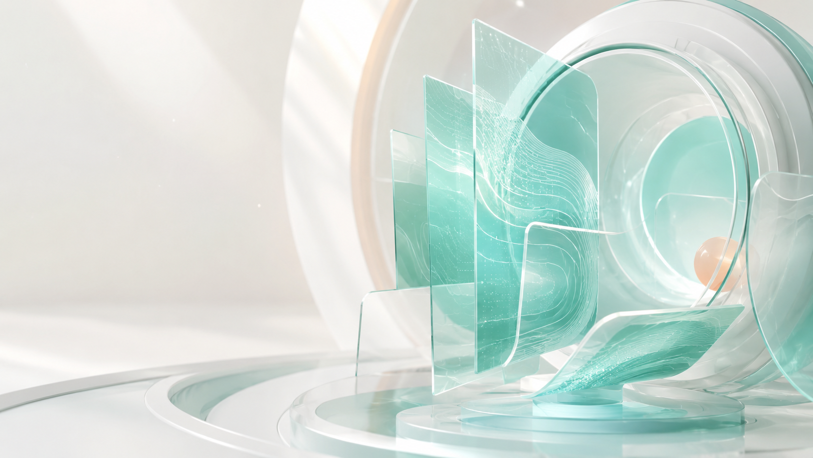 Composition abstraite inspirée de l’imagerie médicale
